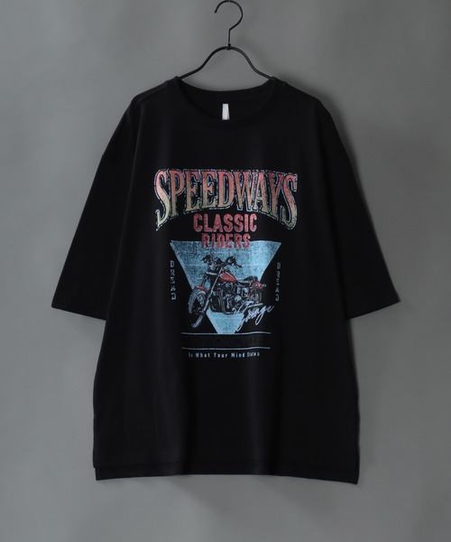 SITRY（シトリー）の「Big silhouette Heavy weight vintage print T-shirt/アメリカン ヘビーウェイト ヴィンテージプリント Tシャツ（Tシャツ/カットソー・メンズ・ホワイト系その他2/ホワイト系その他3/ホワイト系その他4/ブラック系その他2/ブラック系その他3/ブラック系その他4/グレー系その他2/グレー系その他3/グレー系その他4/ホワイト系その他/ブラック系その他/グレー系その他/ホワイト/チャコールグレー/ブラック・M/L/XL/S）」の10枚目の写真