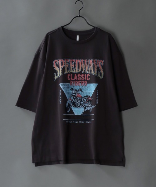 SITRY（シトリー）の「Big silhouette Heavy weight vintage print T-shirt/アメリカン ヘビーウェイト ヴィンテージプリント Tシャツ（Tシャツ/カットソー・メンズ・ホワイト系その他2/ホワイト系その他3/ホワイト系その他4/ブラック系その他2/ブラック系その他3/ブラック系その他4/グレー系その他2/グレー系その他3/グレー系その他4/ホワイト系その他/ブラック系その他/グレー系その他/ホワイト/チャコールグレー/ブラック・M/L/XL/S）」の14枚目の写真