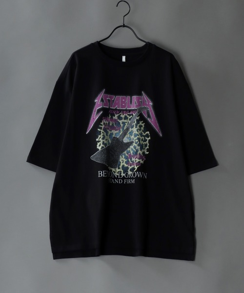 SITRY（シトリー）の「Big silhouette Heavy weight vintage print T-shirt/アメリカン ヘビーウェイト ヴィンテージプリント Tシャツ（Tシャツ/カットソー・メンズ・ホワイト系その他2/ホワイト系その他3/ホワイト系その他4/ブラック系その他2/ブラック系その他3/ブラック系その他4/グレー系その他2/グレー系その他3/グレー系その他4/ホワイト系その他/ブラック系その他/グレー系その他/ホワイト/チャコールグレー/ブラック・M/L/XL/S）」の7枚目の写真
