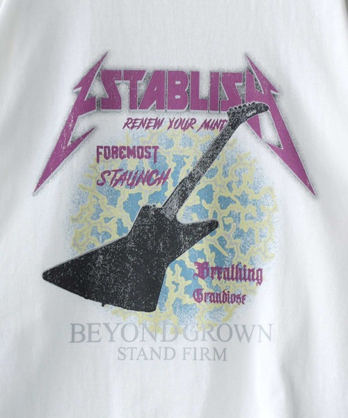 SITRY（シトリー）の「Big silhouette Heavy weight vintage print T-shirt/アメリカン ヘビーウェイト ヴィンテージプリント Tシャツ（Tシャツ/カットソー・メンズ・ホワイト系その他2/ホワイト系その他3/ホワイト系その他4/ブラック系その他2/ブラック系その他3/ブラック系その他4/グレー系その他2/グレー系その他3/グレー系その他4/ホワイト系その他/ブラック系その他/グレー系その他/ホワイト/チャコールグレー/ブラック・M/L/XL/S）」の16枚目の写真