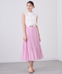 ANAYI（アナイ）の「スパンオーガンジープリーツ スカート（スカート