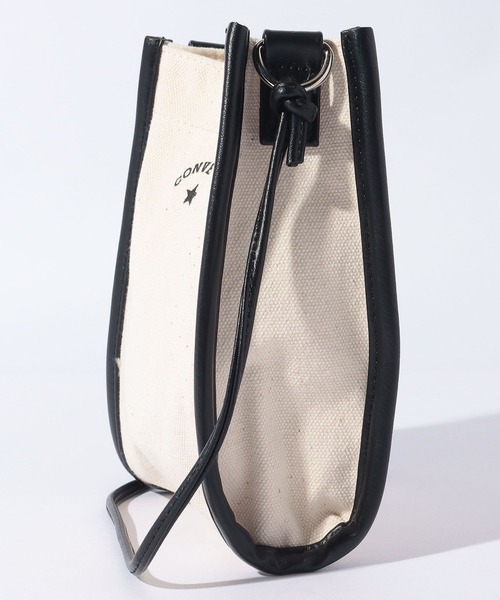 CONVERSE（コンバース）の「CONVERSE　ARCH LOGO MINI SHOULDER BAG（ショルダーバッグ・メンズ・ブラック/オフホワイト・FREE）」の7枚目の写真