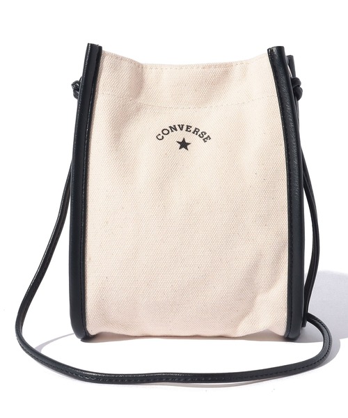 CONVERSE（コンバース）の「CONVERSE　ARCH LOGO MINI SHOULDER BAG（ショルダーバッグ・メンズ・ブラック/オフホワイト・FREE）」の5枚目の写真