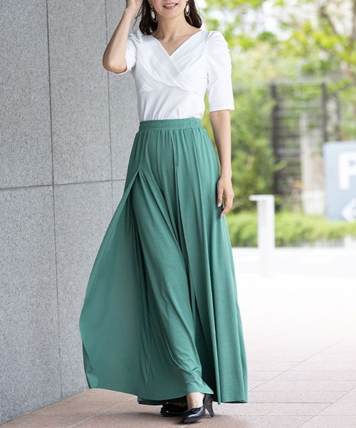 ETERNITY SELECT(エタニティ セレクト)の「袖コンシャス カシュクールカットソー(Tシャツ/カットソー・レディース・ピンク/ホワイト/ブラック・M/L)」の6枚目の写真
