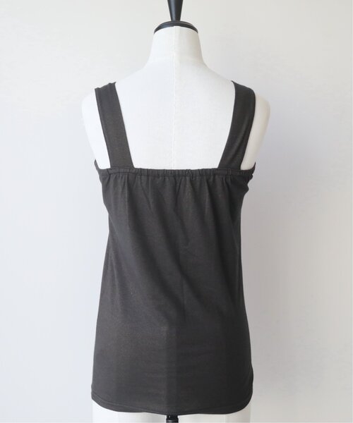 RAY CASSIN（レイカズン）の「ラメミックスワイドストラップキャミ（タンクトップ・レディース・キナリ/モカ/ブラック・FREE）」の11枚目の写真