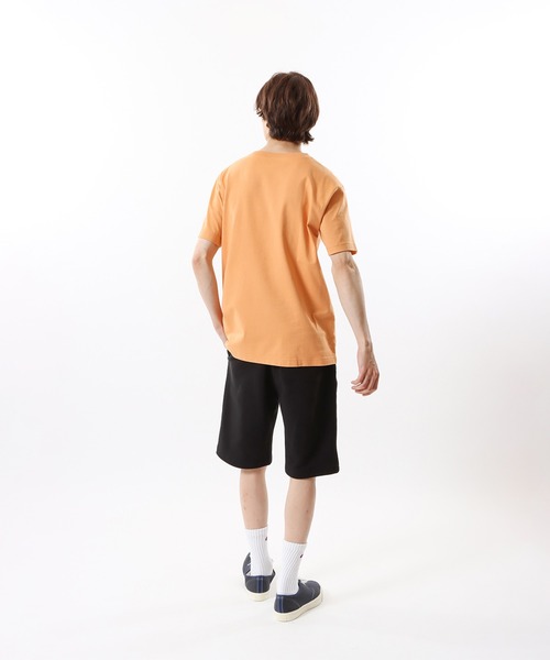 Champion(チャンピオン)の「【Champion/チャンピオン】メンズ ベーシック ショートスリーブポケットTシャツ(Tシャツ/カットソー・メンズ・オレンジ系1・X-LARGE/SMALL/LARGE/MEDIUM)」の3枚目の写真