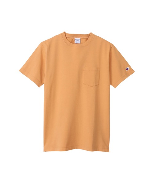 Champion(チャンピオン)の「【Champion/チャンピオン】メンズ ベーシック ショートスリーブポケットTシャツ(Tシャツ/カットソー・メンズ・オレンジ系1・X-LARGE/SMALL/LARGE/MEDIUM)」の7枚目の写真