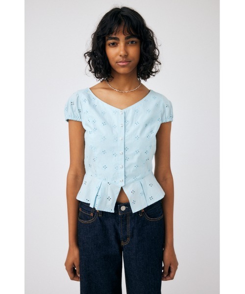 新品未使用　MOUSSY PUFF SLEEVE CORSET FIT ブラウス MOUSSY | PUFF SLEEVE CORSET FIT ブラウス (シャツ・ブラウス