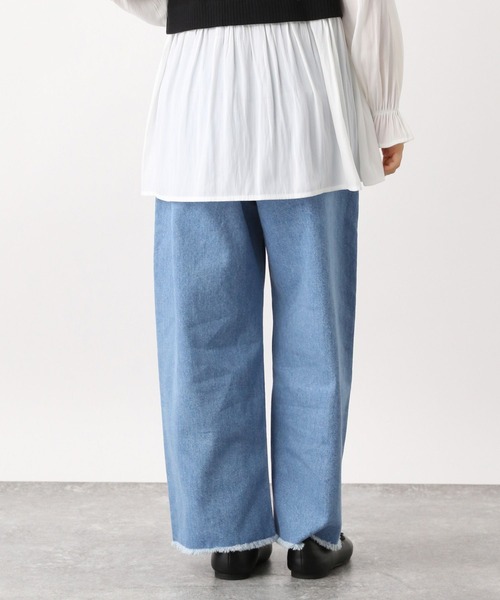 GLOBAL WORK（グローバルワーク）の「サスツキワイドデニムパンツ/907725（デニムパンツ・キッズ・ブラック/ブルー系その他/ブルー系その他2/ブルー系その他3・110cm/100cm/120cm/130cm/140cm/150cm/160cm）」の11枚目の写真