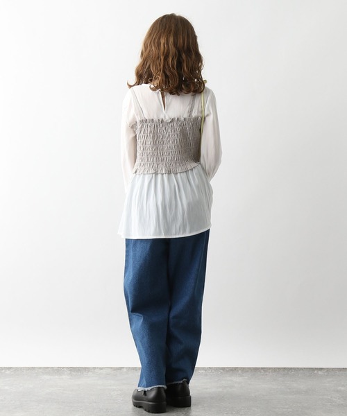 セール】サスツキワイドデニムパンツ/907725（デニムパンツ）｜GLOBAL