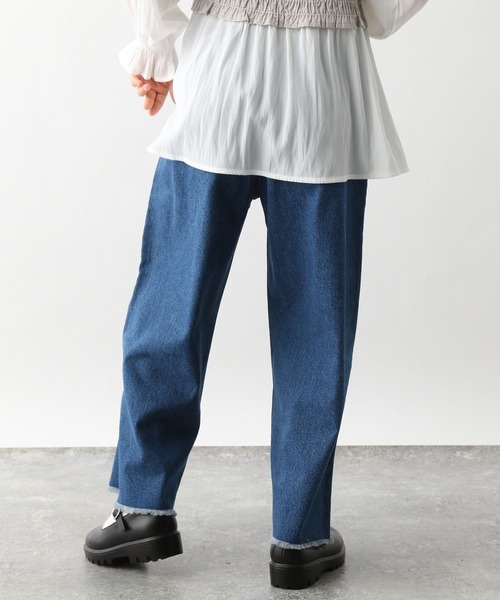 GLOBAL WORK（グローバルワーク）の「サスツキワイドデニムパンツ/907725（デニムパンツ・キッズ・ブラック/ブルー系その他/ブルー系その他2/ブルー系その他3・110cm/100cm/120cm/130cm/140cm/150cm/160cm）」の16枚目の写真