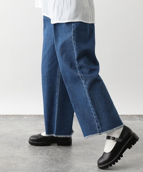 GLOBAL WORK（グローバルワーク）の「サスツキワイドデニムパンツ/907725（デニムパンツ・キッズ・ブラック/ブルー系その他/ブルー系その他2/ブルー系その他3・110cm/100cm/120cm/130cm/140cm/150cm/160cm）」の17枚目の写真