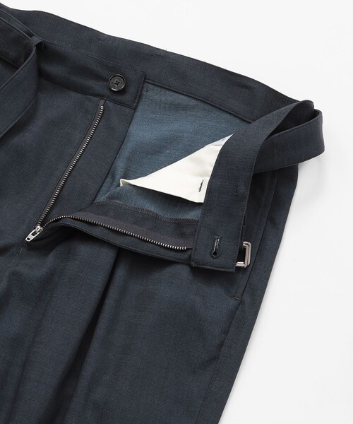 LOVELESS(ラブレス)の「ベルテッド デニムスラックス(スラックス・メンズ・ネイビー・M/S/L)」の3枚目の写真