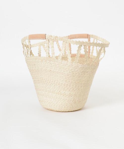 BALI WERKSTATTE(バリワークスタット)の「BALI WERKSTATTE Riviera Basket Large Bag(かごバッグ・レディース・その他2・-)」の3枚目の写真