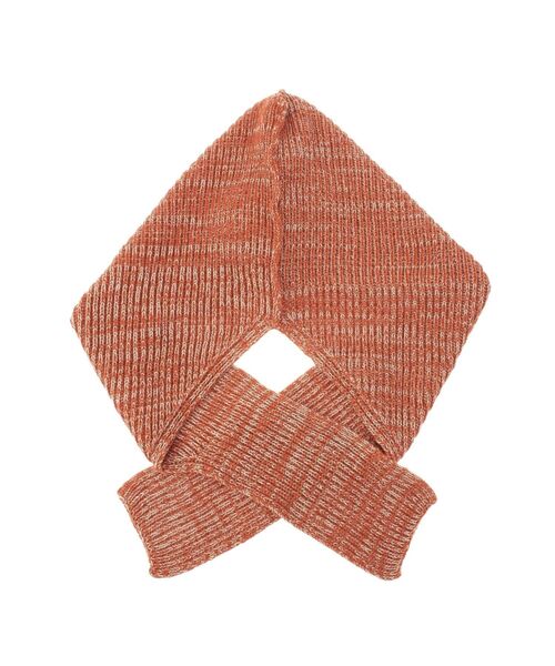 Ungrid（アングリッド）の「フードニット帽（ニットキャップ/ビーニー・レディース・グレー/オレンジ・FREE）」の8枚目の写真