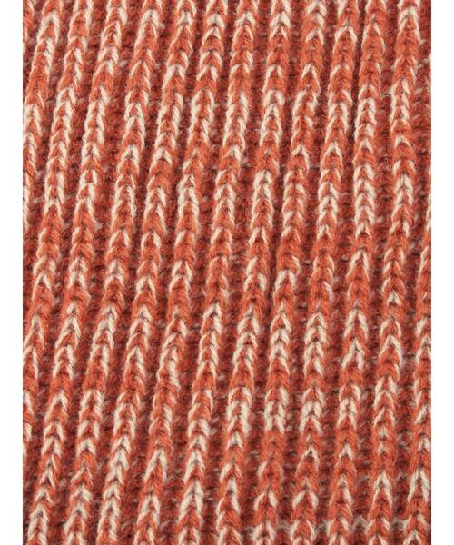 Ungrid（アングリッド）の「フードニット帽（ニットキャップ/ビーニー・レディース・グレー/オレンジ・FREE）」の10枚目の写真