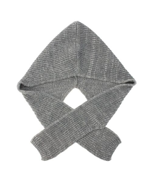 Ungrid（アングリッド）の「フードニット帽（ニットキャップ/ビーニー・レディース・グレー/オレンジ・FREE）」の11枚目の写真