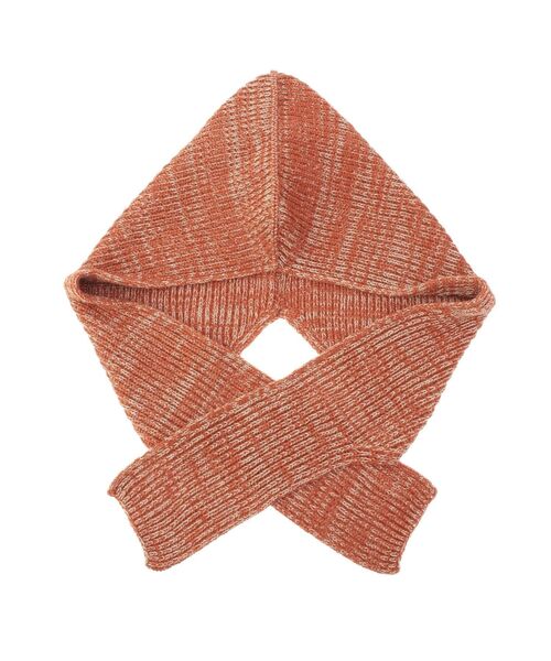 Ungrid（アングリッド）の「フードニット帽（ニットキャップ/ビーニー・レディース・グレー/オレンジ・FREE）」の12枚目の写真