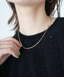 【LOUISE DAMAS/ルイーズダマス】ショートチェーンネックレス