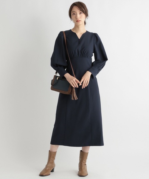 Andemiu（アンデミュウ）の「ソデボリュームIラインワンピース