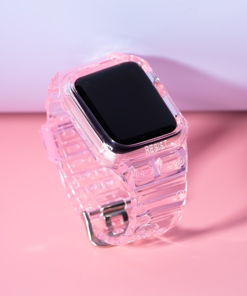 デジタル腕時計 八角形 Apple Watchケース ブラック デジタル腕時計 八角形 Apple Watchケース ブラック（アップル
