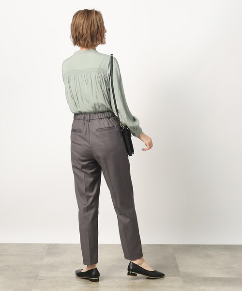 grove(グローブ)の「◆【洗える】ヴィンテージサテン長袖ブラウス(シャツ/ブラウス・レディース・アイボリー/ピンク/チャコールグレー/ブラック系/ホワイト系3/ライトグリーン・02/03/01/05/04)」の18枚目の写真