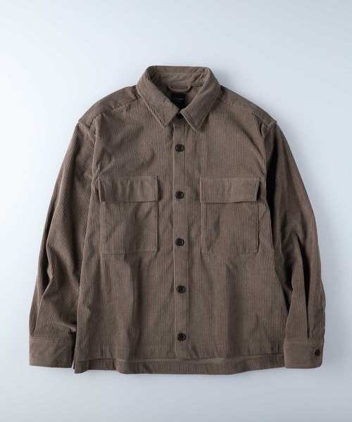BACK NUMBER（バックナンバー）の「【BACK NUMBER】カットコーデュロイＣＰＯシャツジャケット（その他トップス・メンズ・ベージュ/ブラック/オフホワイト・M/XL/L）」の18枚目の写真