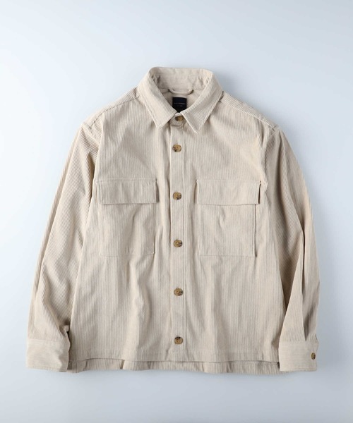 BACK NUMBER（バックナンバー）の「【BACK NUMBER】カットコーデュロイＣＰＯシャツジャケット（その他トップス・メンズ・ベージュ/ブラック/オフホワイト・M/XL/L）」の16枚目の写真