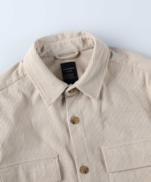 BACK NUMBER（バックナンバー）の「【BACK NUMBER】カットコーデュロイＣＰＯシャツジャケット（その他トップス・メンズ・ベージュ/ブラック/オフホワイト・M/XL/L）」の20枚目の写真