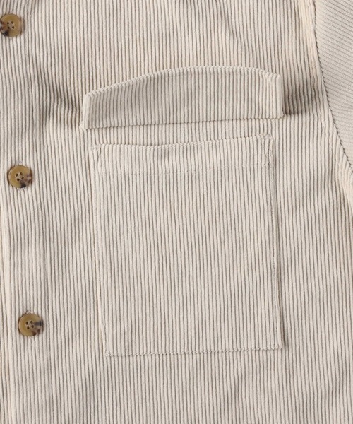 BACK NUMBER（バックナンバー）の「【BACK NUMBER】カットコーデュロイＣＰＯシャツジャケット（その他トップス・メンズ・ベージュ/ブラック/オフホワイト・M/XL/L）」の6枚目の写真