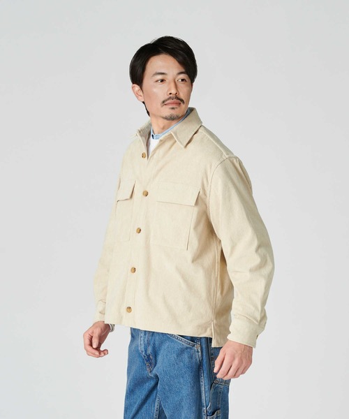 BACK NUMBER（バックナンバー）の「【BACK NUMBER】カットコーデュロイＣＰＯシャツジャケット（その他トップス・メンズ・ベージュ/ブラック/オフホワイト・M/XL/L）」の8枚目の写真
