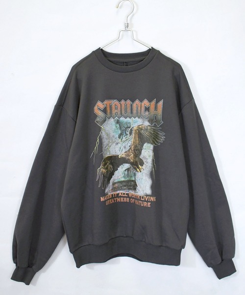 ヴィンテージライクプリントクルーネックスウェット/レディース メンズ（スウェット）｜Starting Over（スターティングオーバー）