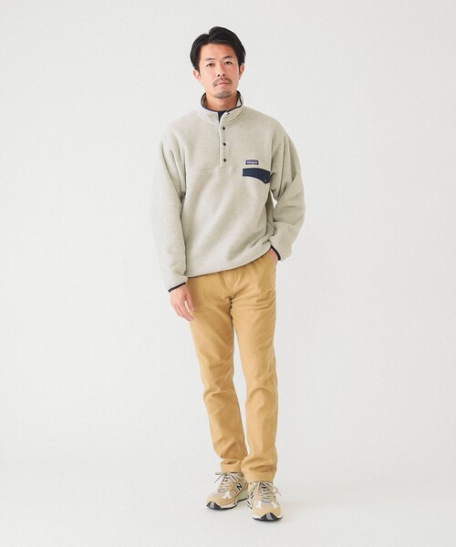 BEAMS(ビームス)の「BEAMS / モールスキン ストレッチ テーパード パンツ(チノパンツ・メンズ・ブラック/ベージュ/ネイビー/チャコールグレー・S/M/L/XL)」の7枚目の写真