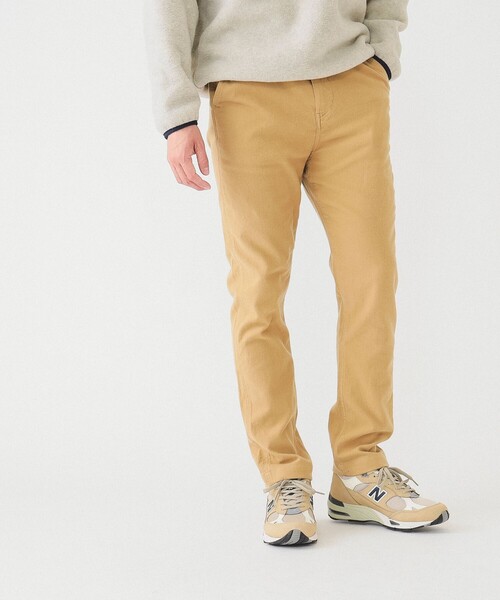 BEAMS(ビームス)の「BEAMS / モールスキン ストレッチ テーパード パンツ(チノパンツ・メンズ・ブラック/ベージュ/ネイビー/チャコールグレー・S/M/L/XL)」の11枚目の写真