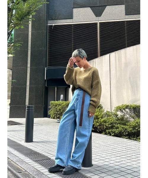 BLACK BY MOUSSY（ブラックバイマウジー）の「tape belt(テープベルト）（ベルト・レディース・ブラック/オフホワイト/ブラウン・FREE）」の12枚目の写真