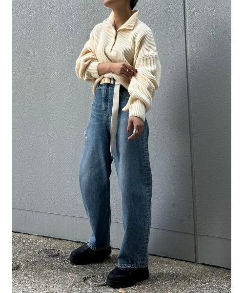 BLACK BY MOUSSY（ブラックバイマウジー）の「tape belt(テープベルト）（ベルト・レディース・ブラック/オフホワイト/ブラウン・FREE）」の15枚目の写真