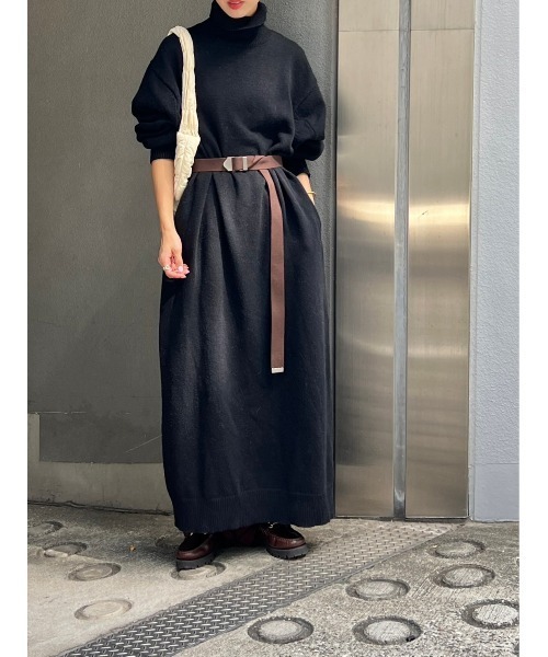 BLACK BY MOUSSY（ブラックバイマウジー）の「tape belt(テープベルト）（ベルト・レディース・ブラック/オフホワイト/ブラウン・FREE）」の5枚目の写真