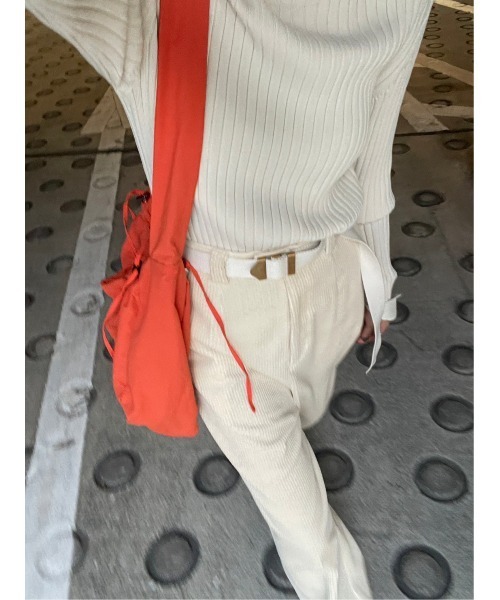 BLACK BY MOUSSY（ブラックバイマウジー）の「tape belt(テープベルト）（ベルト・レディース・ブラック/オフホワイト/ブラウン・FREE）」の9枚目の写真