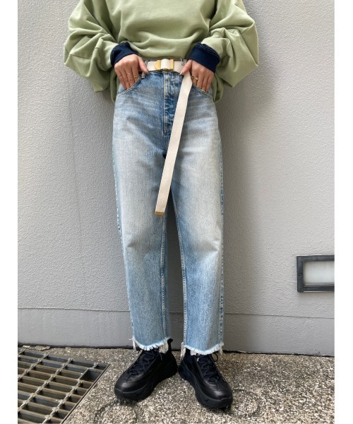 BLACK BY MOUSSY（ブラックバイマウジー）の「tape belt(テープベルト）（ベルト・レディース・ブラック/オフホワイト/ブラウン・FREE）」の18枚目の写真