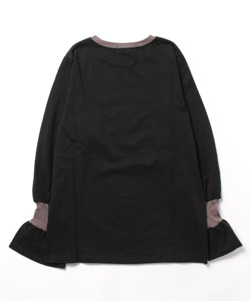 cepo（セポ）の「キャンディースリーブロンＴｅｅ（Tシャツ/カットソー・レディース・キャメル/オフホワイト/ブラック・M）」の5枚目の写真