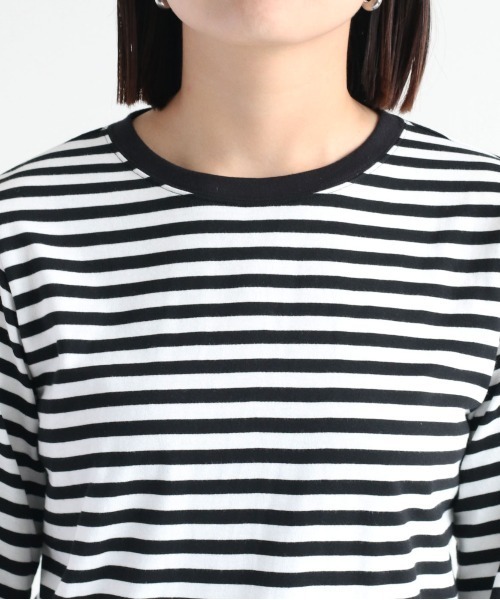 cepo（セポ）の「キャンディースリーブロンＴｅｅ（Tシャツ/カットソー・レディース・キャメル/オフホワイト/ブラック・M）」の18枚目の写真