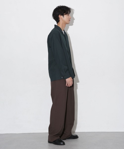 NANO universe（ナノユニバース）の「ドレープワイドイージーパンツ（その他パンツ・メンズ・ブラウン/チャコール/グリーン・XL/M/L/S）」の15枚目の写真