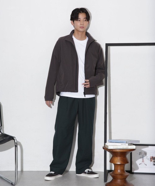 NANO universe（ナノユニバース）の「ドレープワイドイージーパンツ（その他パンツ・メンズ・ブラウン/チャコール/グリーン・XL/M/L/S）」の12枚目の写真