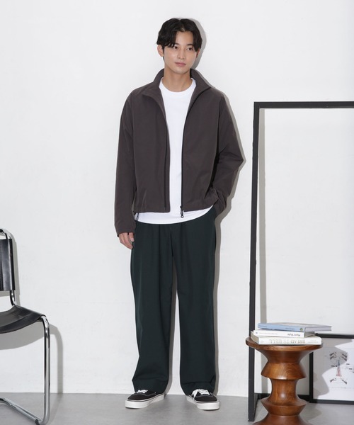 NANO universe（ナノユニバース）の「ドレープワイドイージーパンツ（その他パンツ・メンズ・ブラウン/チャコール/グリーン・XL/M/L/S）」の10枚目の写真