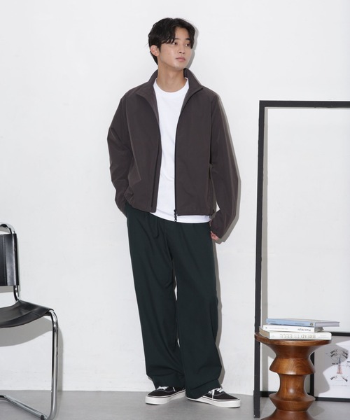 NANO universe（ナノユニバース）の「ドレープワイドイージーパンツ（その他パンツ・メンズ・ブラウン/チャコール/グリーン・XL/M/L/S）」の6枚目の写真