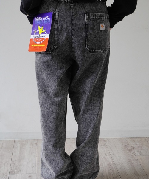 （What it isNt）ART BY MARKGONZALES（ワットイットイズント）の「【（What it isNt）ART BY MARKGONZALES / (ワットイットイズント) アートバイ マークゴンザレス 】 SKATE PANTS DENIM（デニムパンツ・メンズ・ライトブルー/ブラック系その他・L/M）」の3枚目の写真