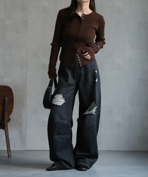 model：156cm 着用サイズ：FREE