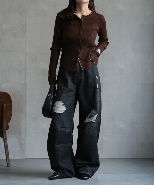 model：156cm 着用サイズ：FREE