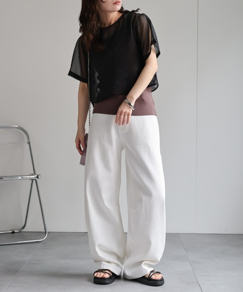 model：156cm 着用サイズ：FREE