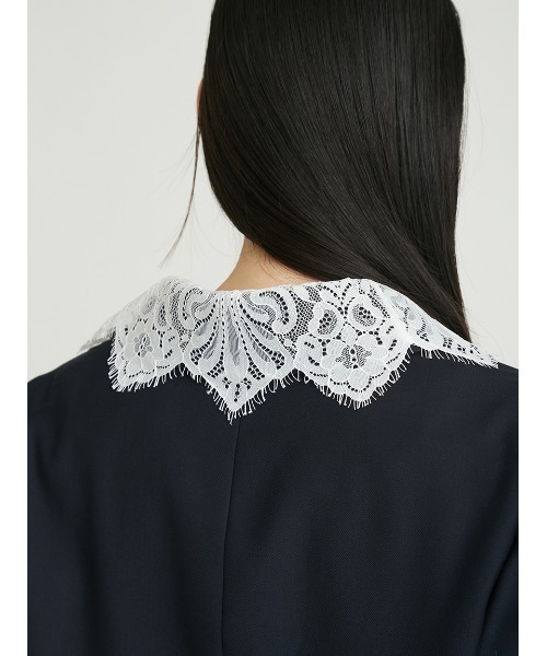 LILY BROWN（リリーブラウン）の「レースカラーシングルジャケット（その他アウター・レディース・ネイビー/グレー/その他・FREE）」の11枚目の写真